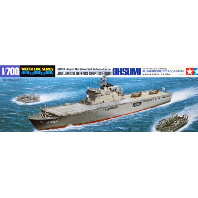OHSUMI JMSDF Defense Ship LST-4001 - 1/700 SCALE - TAMIYA 31003